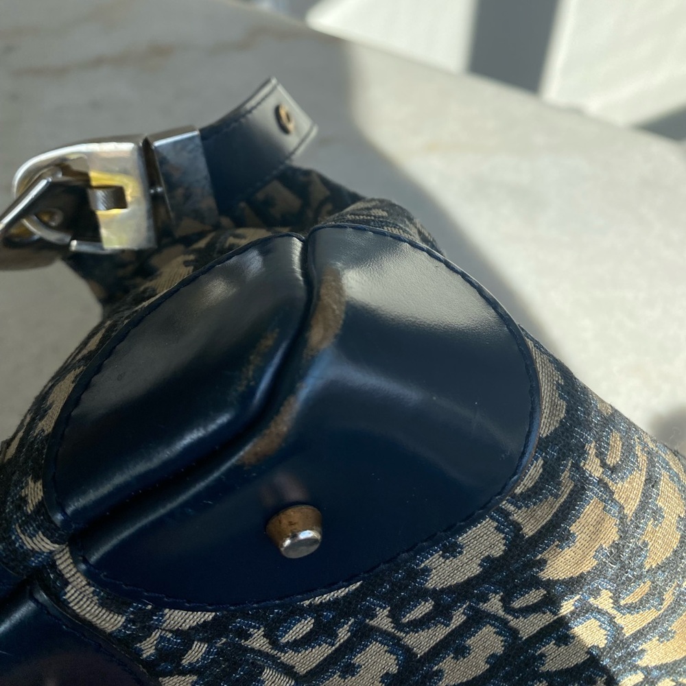 AuthenticVintage Dior Diorissimo Shoulder Bag zipper won't unzip - Picture 10 of 13